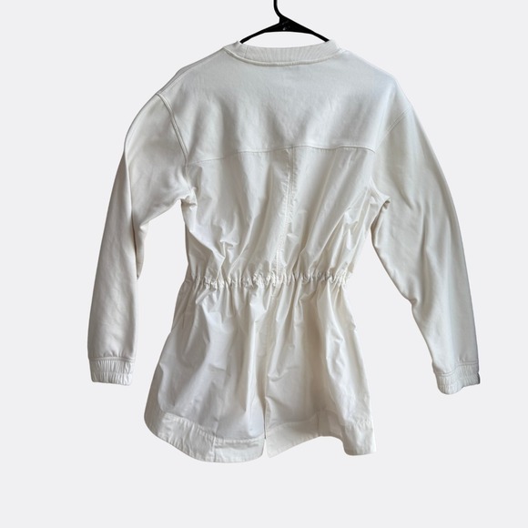Athleta Triumph Hybrid Crewneck Sweatshirt,Magnolia White SIZE M  #986965 X0921H - Picture 2 of 6
